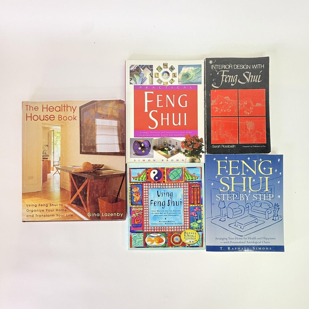 Lot 5 Feng Shui Design Books Lazenby Brown Rossbach Simons PB Interior Books Set